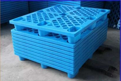 【六盤(pán)水九腳網(wǎng)格塑料托盤(pán)倉(cāng)庫(kù)堆貨塑料墊板】- 