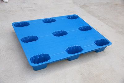 道宇DY1210平板九腳防滑塑料卡板 吹塑抗沖擊倉庫出口叉車托盤廠家